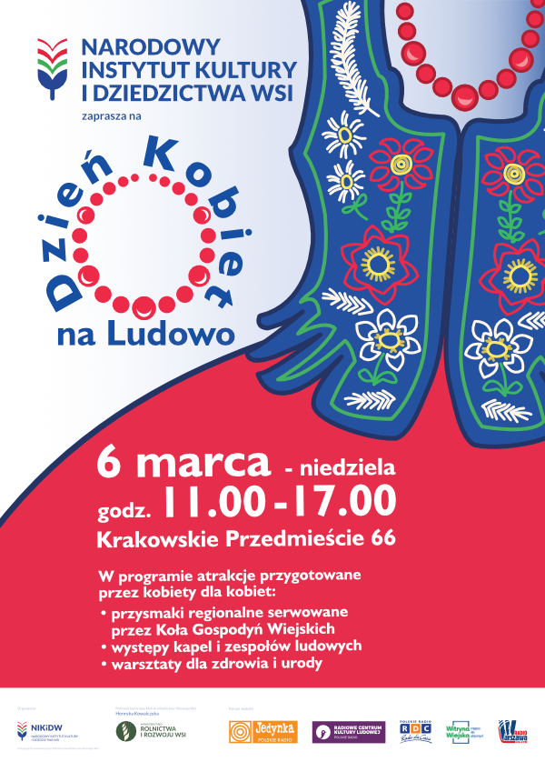 Dzien Kobiet na Ludowo PLAKAT 